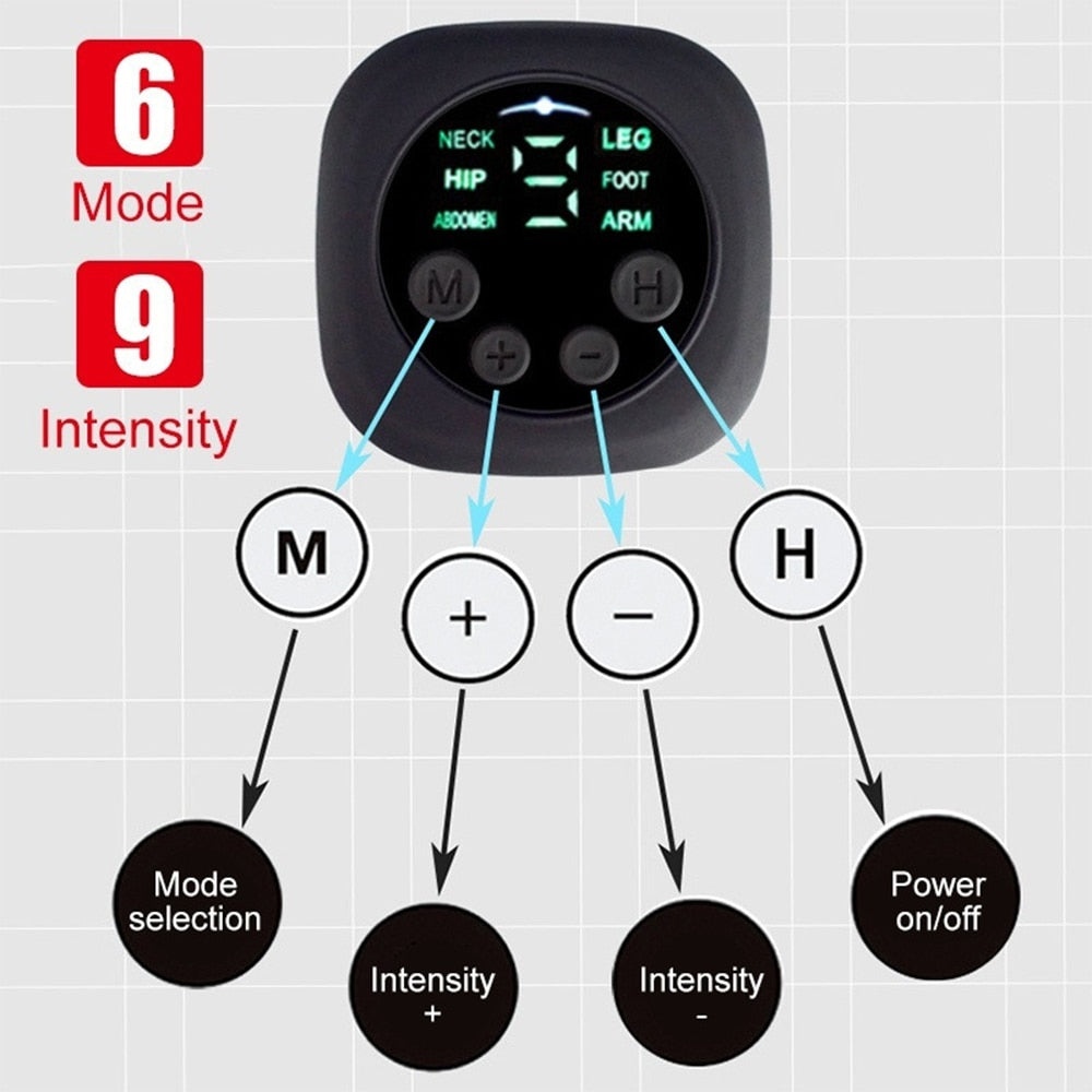 Abdominal Muscle Stimulator Trainer Belt