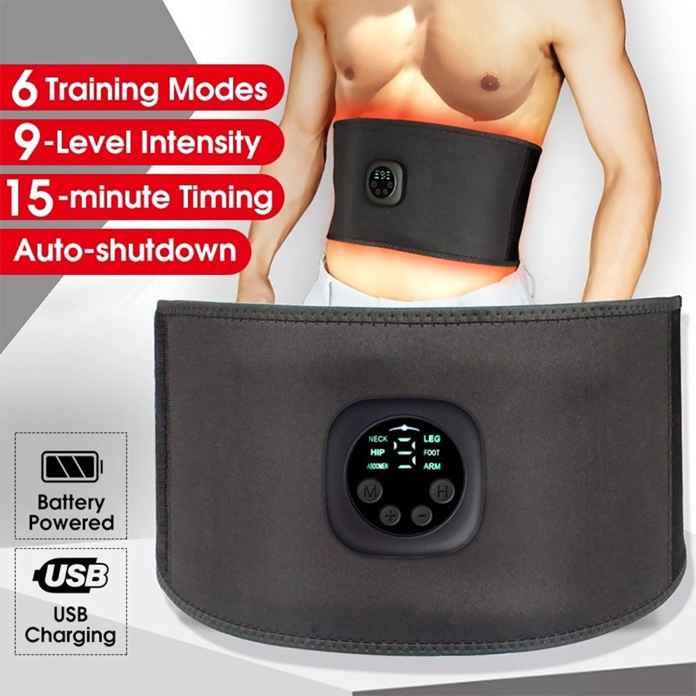 Abdominal Muscle Stimulator Trainer Belt